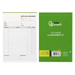 Talonario liderpapel...