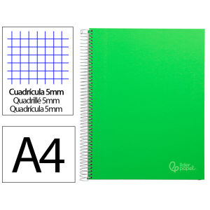Cuaderno espiral liderpapel...