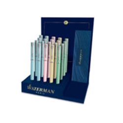 Pluma waterman allure pastel expositor de 20 unidades 4 colores pastel surtidos