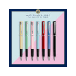 Pluma waterman allure pastel expositor de 20 unidades 4 colores pastel surtidos