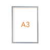 Marco porta anuncios nobo impression pro din a3 marco de clip aluminio 320x17x445 mm