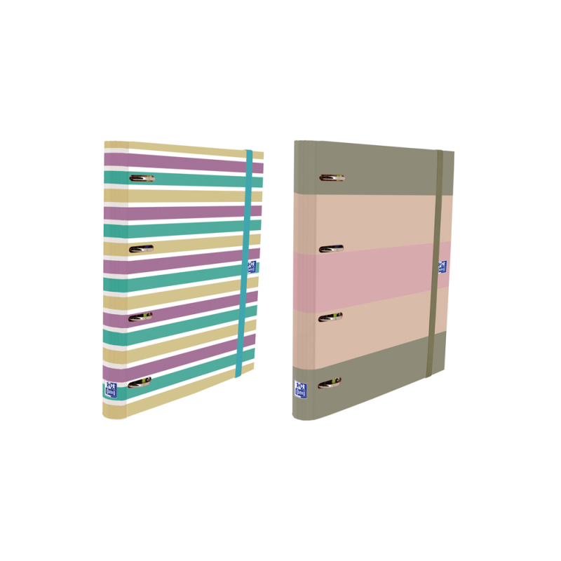 Carpeta 4 anillas oxford europeanbinder tapa extradura din a4 + recambio 120 hojas cuadro 5 mm