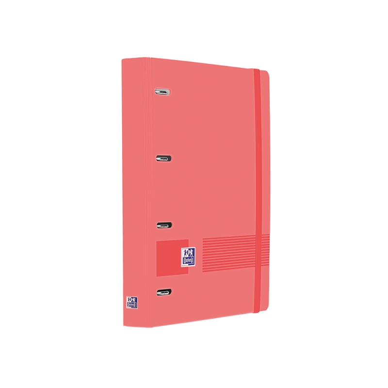 Carpeta 4 anillas oxford europeanbinder live&go tapa polifoam din a4 + recambio 120 hojas cuadro 5 mm sandia