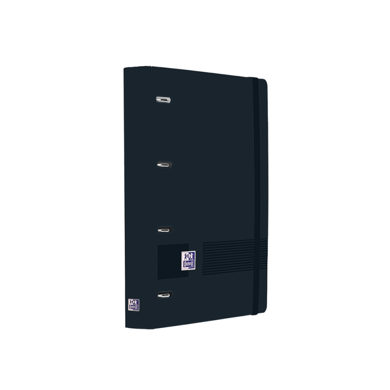 Archivador oxford eurobinder+ live&go polyfoam din a4+ 120 hojas horizontal color negro