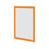 Marco porta anuncios nobo din a4 marco magnetico autoadhesivo color naranja pack de 2 unidades
