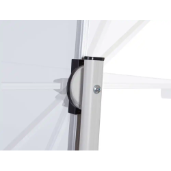 Pizarra blanca rocada volteable doble cara acero lacado magnetico con bandejas accesorios 150x120 cm