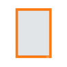 Marco porta anuncios nobo din a4 marco magnetico autoadhesivo color naranja pack de 2 unidades