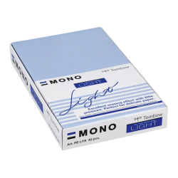 Goma tombow mono light polimera caucho pvc especial para borrado delicado