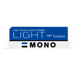 Goma tombow mono light polimera caucho pvc especial para borrado delicado