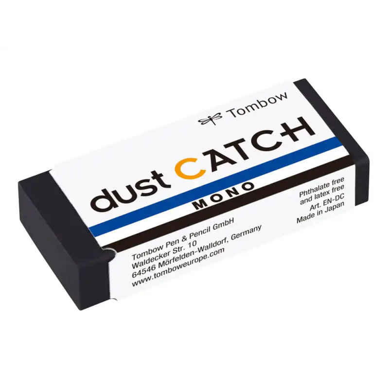 Goma tombow mono dust catch polimera caucho pvc negro especial atrapa residuos