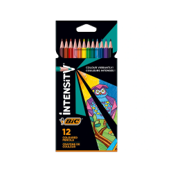Lapices de colores intensity caja de 12 unidades colores surtidos