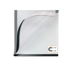 Marco porta anuncios nobo din a4 marco magnetico autoadhesivo color plata pack de 2 unidades