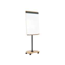Pizarra movil rocada metalica magnetica con ruedas 69x99 cm 2 brazos extensibles lateral y bandeja para rotuladores