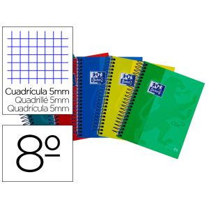 Cuaderno espiral oxford...