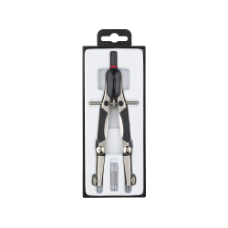 Compas rotring compact micrometrico ajuste rapido longitud 17 cm circunferencia 36 cm