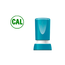 Sello x'stamper quix personalizable color verde redondo diametro 14 mm q-32
