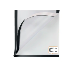 Marco porta anuncios nobo din a4 marco magnetico autoadhesivo color negro pack de 2 unidades