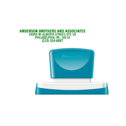 Sello x'stamper quix personalizable color verde medidas 16x83 mm q-26