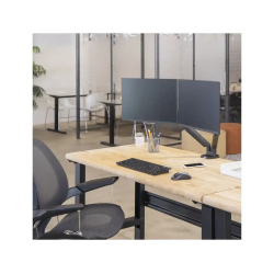 Brazo para monitor plano doble fellowes platinum series dual arm normativa vesa para pantallas hasta 9