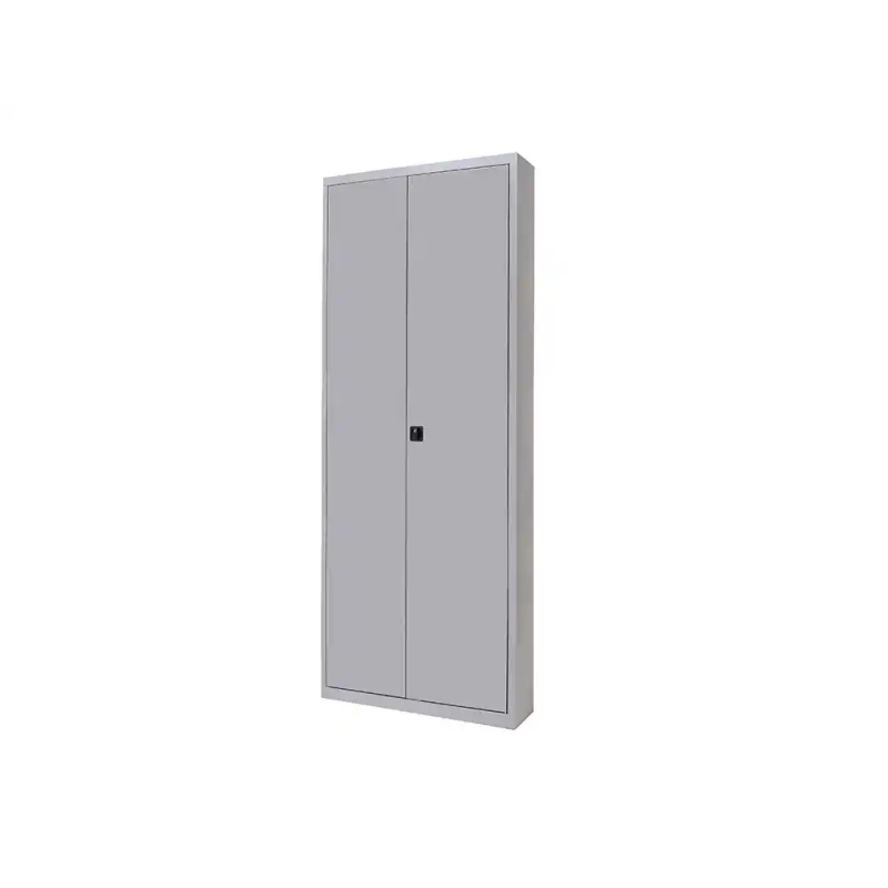 Armario metalico rocada dos puertas batientes incluye cuatro balda 102x198x45 cm acabado ac00 gris/gris