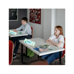 Identificador sobremesa archivo 2000 petg flexible visibilidad doble cara din a4 85x300x100 mm