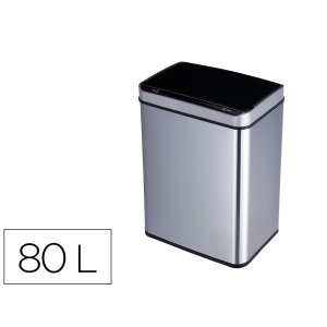 Papelera metalica q-connect...