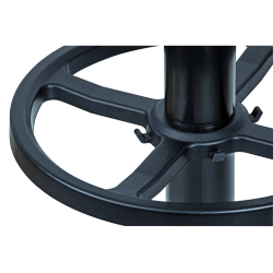 Perchero metalico maulgrando 8 colgadores y paraguero color negro 390x1750x390 mm