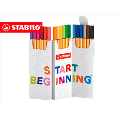 Rotulador stabilo punta de...