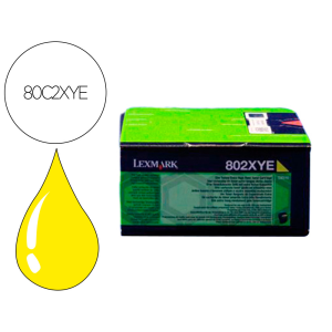 Toner laser lexmark 80c2xye...
