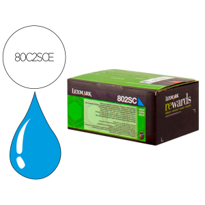 Toner laser lexmark 80c2sce...