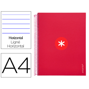 Cuaderno espiral a4 micro...