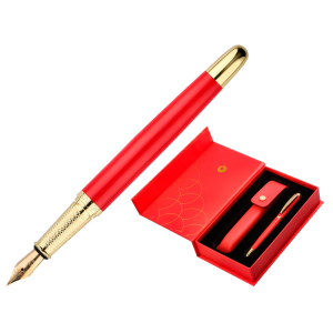 Pluma y estuche cuero...