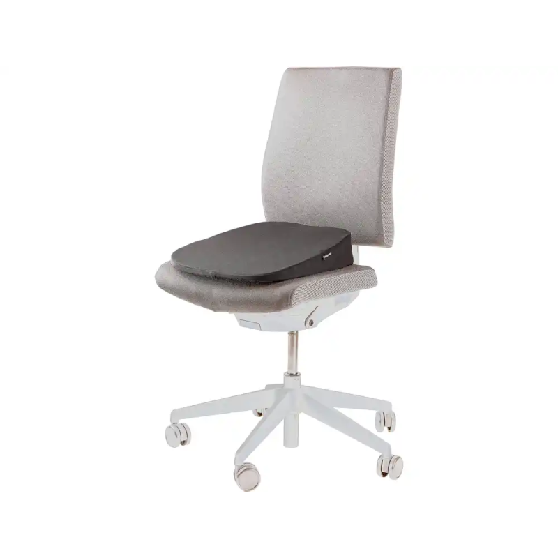 Cojin de asiento fellowes breyta en cuña color negro 90x430x430 mm