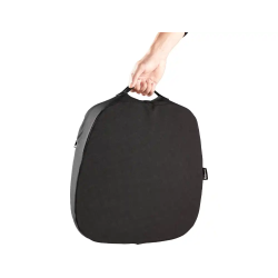 Cojin de asiento fellowes breyta en cuña color negro 90x430x430 mm