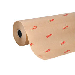Papel de regalo kraft verjurado carlin bobina grande ancho 70 cm peso 10 kg