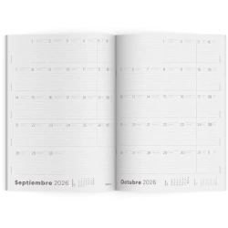 Agenda g mes vista additio planificador 16 meses 19,5x28,5 cm colores surtidos