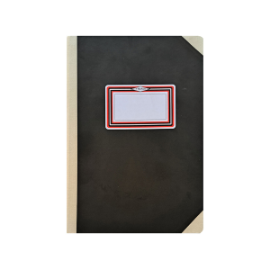 Libro cartone cosido fernandes flecha din a4+ liso 200 hojas 100 gr negro