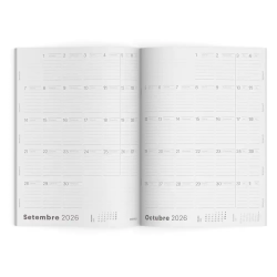 Agenda g mes vista catalan additio planificador 16 meses 195x285 mm colores surtidos