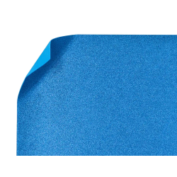 Goma eva con purpurina biodegradable liderpapel 50x70cm 60g/m2 espesor 2 mm azul oscuro