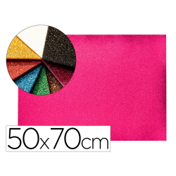 Goma eva con purpurina...