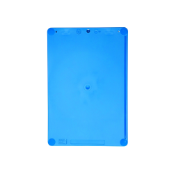 Portanotas maul go din a4 plastico reciclado con pinza color azul