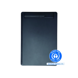 Portanotas maul go din a4 plastico reciclado con pinza color negro