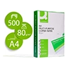 Papel fotocopiadora q-connect economy din a4 80 gramos paquete de 500 hojas