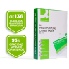 Papel fotocopiadora q-connect economy din a4 80 gramos paquete de 500 hojas