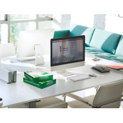 Papel fotocopiadora q-connect economy din a4 80 gramos paquete de 500 hojas