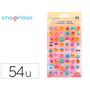Pegatinas imaginovo dulces magic dreams con relieve 190x105 mm en blister