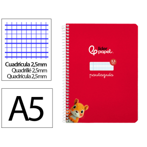 Cuaderno espiral liderpapel...
