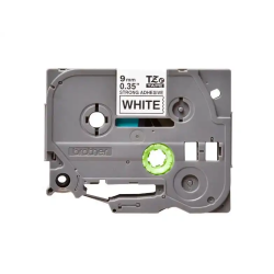 Cinta para etiquetadores brother cinta rotuladora blanco / negro9