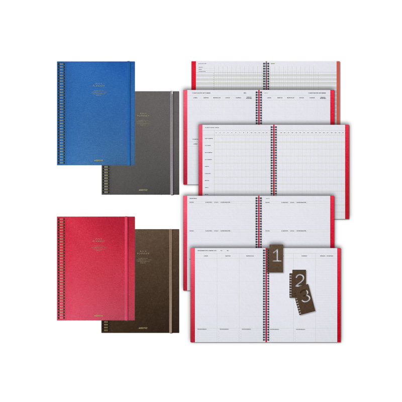 Cuaderno aula planner additio din a4 160 paginas plan anual y mensual con programacion y evaluacion