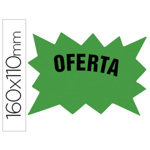 Cartel cartulina etiquetas...